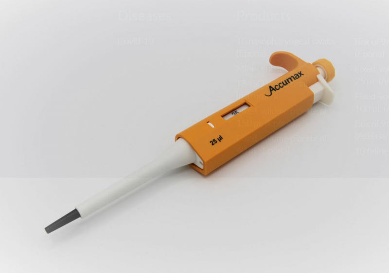 Microliterpipette mit fixem Volumen