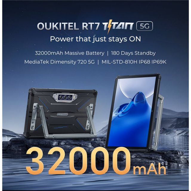 Oukitel RT7 Titan 12GB 256GB 5G